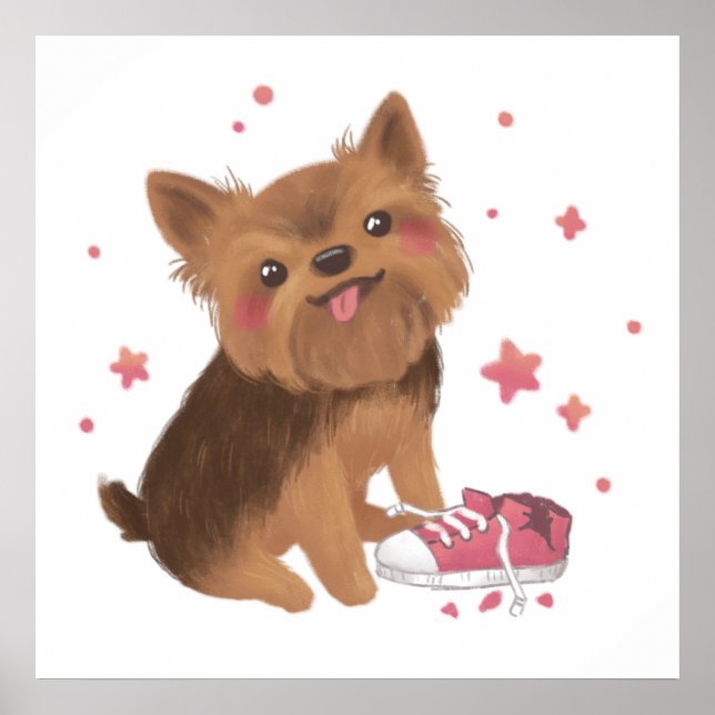 Poster Yorkie, o melhor causador de problemas (Frente)