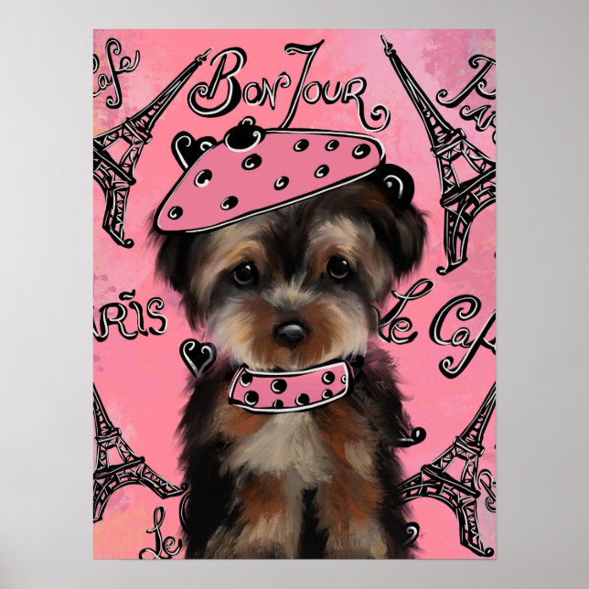 POSTER YORKIE POO (Frente)