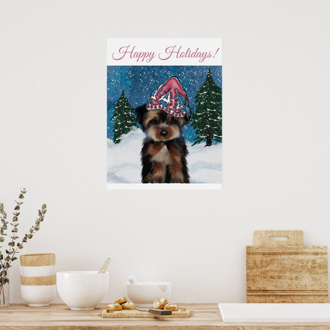 POSTER YORKIE POO (Cozinha)