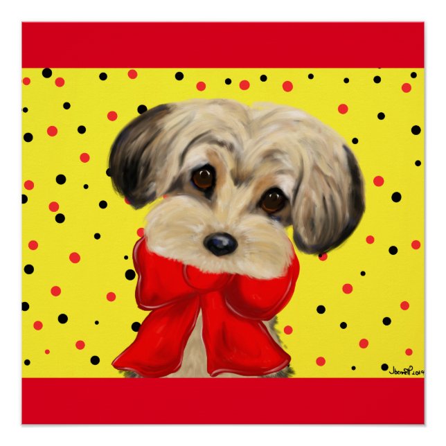 Póster Yorkie Poo (Frente)