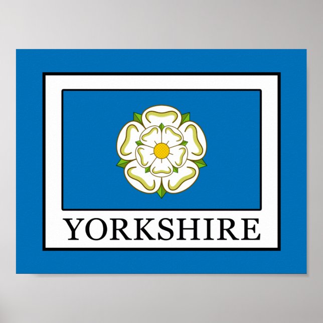 Poster Yorkshire County Inglaterra (Frente)