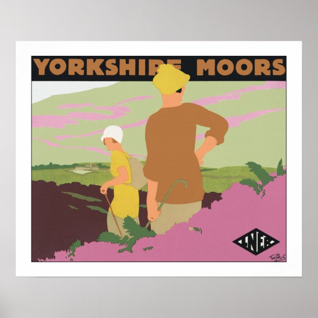 Poster Yorkshire Moors (Frente)