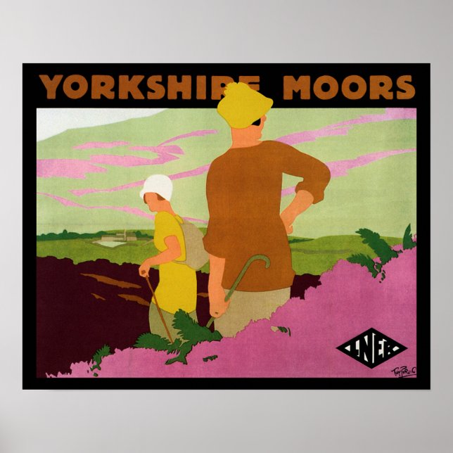 Poster Yorkshire Moors (Frente)