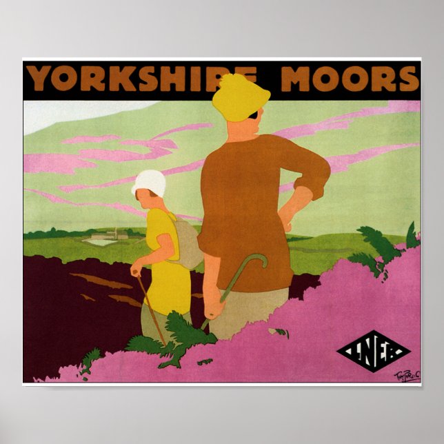 Poster Yorkshire Moors (Frente)