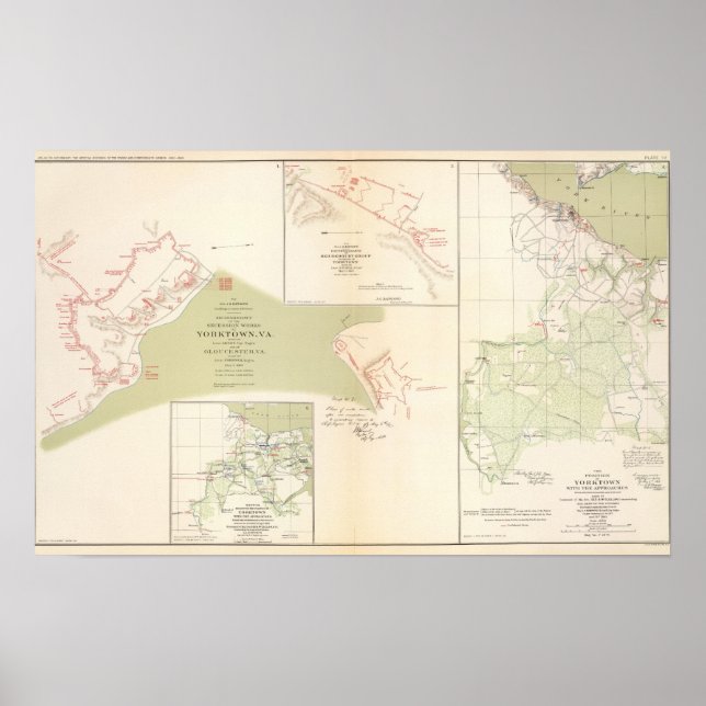 Poster Yorktown, Gloucester, Va (Frente)