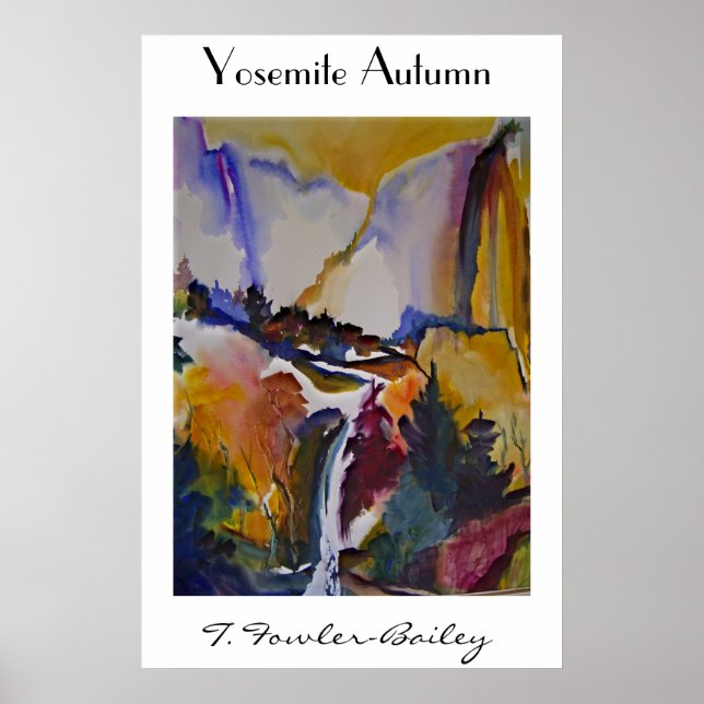 Póster Yosemite Autumn Por T. Fowler-Bailey (Frente)