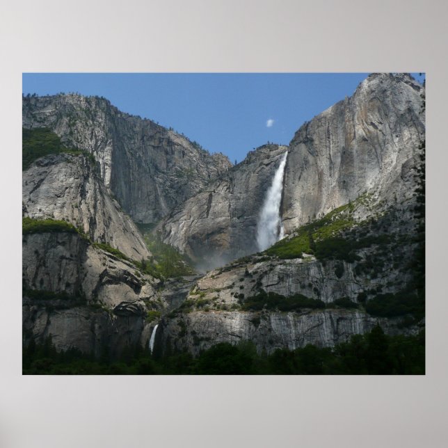 Poster Yosemite Falls III do Parque Nacional Yosemite (Frente)