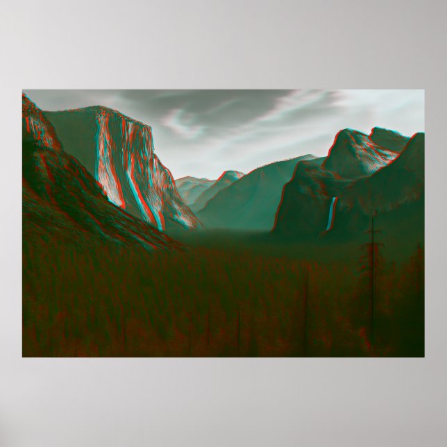 Poster Yosemite in 3D (Frente)