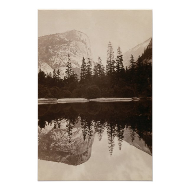 Póster Yosemite - Lago Espelho - Parque Nacional (Frente)