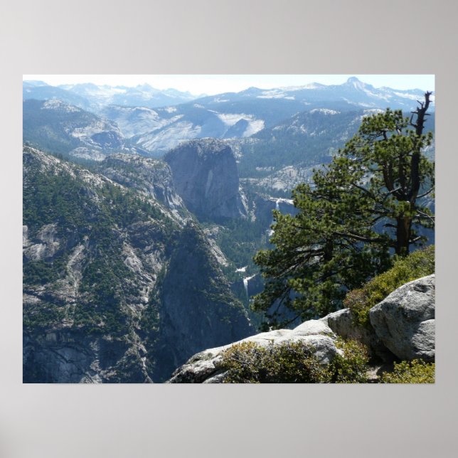 Poster Yosemite Mountain View no Parque Nacional de Yosem (Frente)