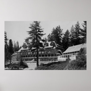 Poster Yosemite National Park Glaciar Point Lodge