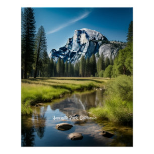 Póster Yosemite Park, Califórnia