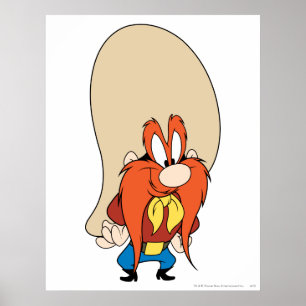 Póster Yosemite Sam com as Mãos nas Cadeiras