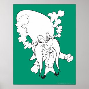 Póster Yosemite Sam Steaming Mad