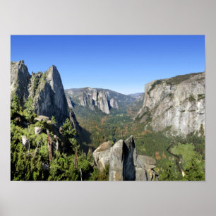 Poster Yosemite Valley Panorama 2 - Yosemite