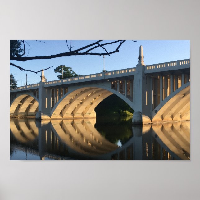 Poster You are never cashed south bend Indiana Bridge  (Frente)