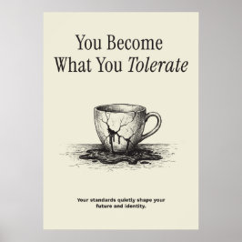 Poster You Become What You Tolerate