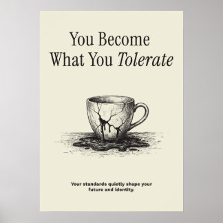 Poster You Become What You Tolerate