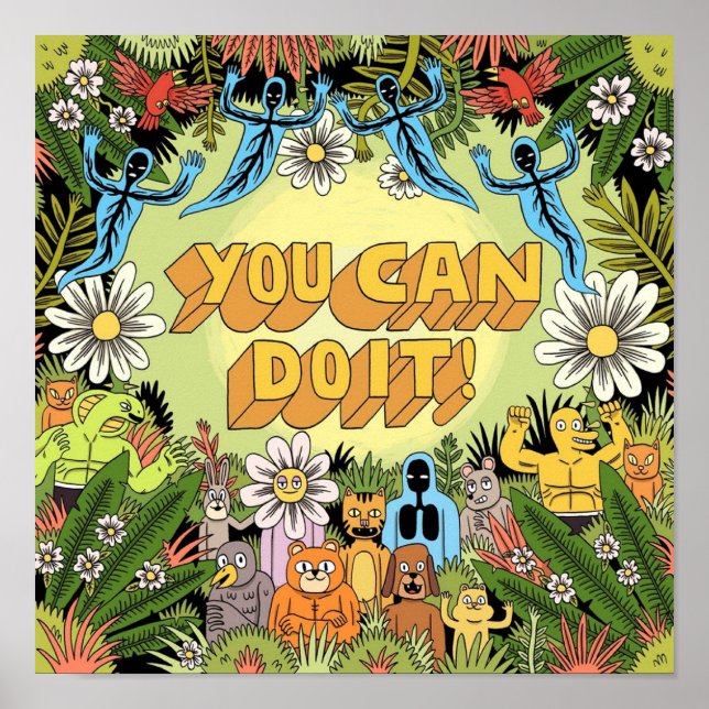 Poster You can do it (Frente)