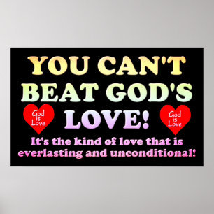 Poster You Can't Beat God's Love!