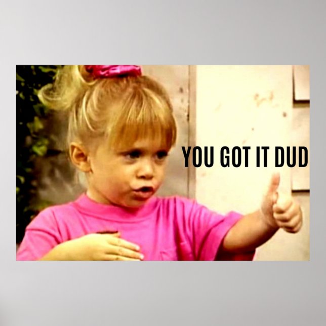 POSTER YOU GOT IT DUDE (Frente)