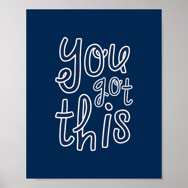Poster You Got This, Cute Motivational (Frente)