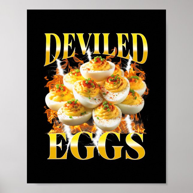 Poster You Know Why I'm Here Deviled Egg Funny Thanksgivi (Frente)