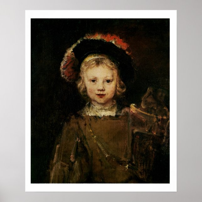 Póster Young Boy in Rico Dress, c.1660 (óleo na canvas) (Frente)