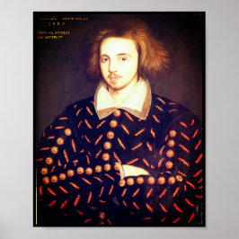 Poster Young Christopher Marlowe
