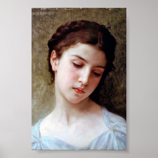 Poster Young Girl, Bouguereau (Frente)