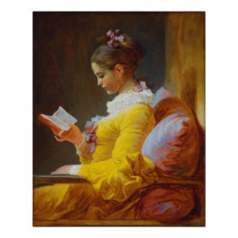 Póster Young Girl Reading por Jean Honore Fragonard