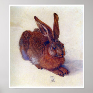 Póster Young Hare de Albrecht Durer, Renaissance Fine Art