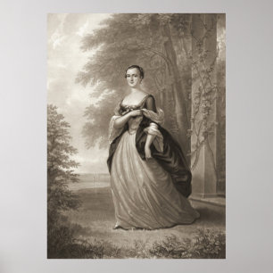 Póster Young Martha Washington 1863