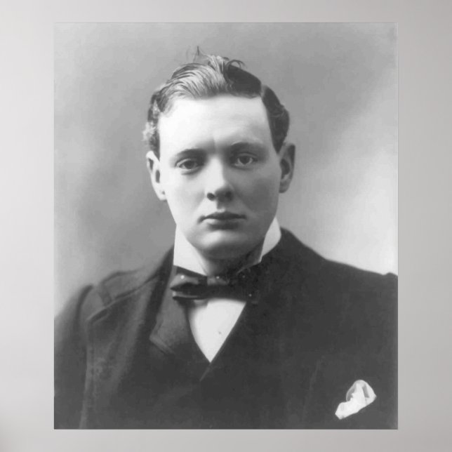 Póster Young Winston Churchill (Frente)
