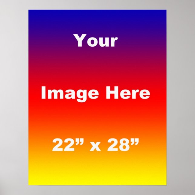 Poster Your Image Here Template 22 x 28 (Frente)