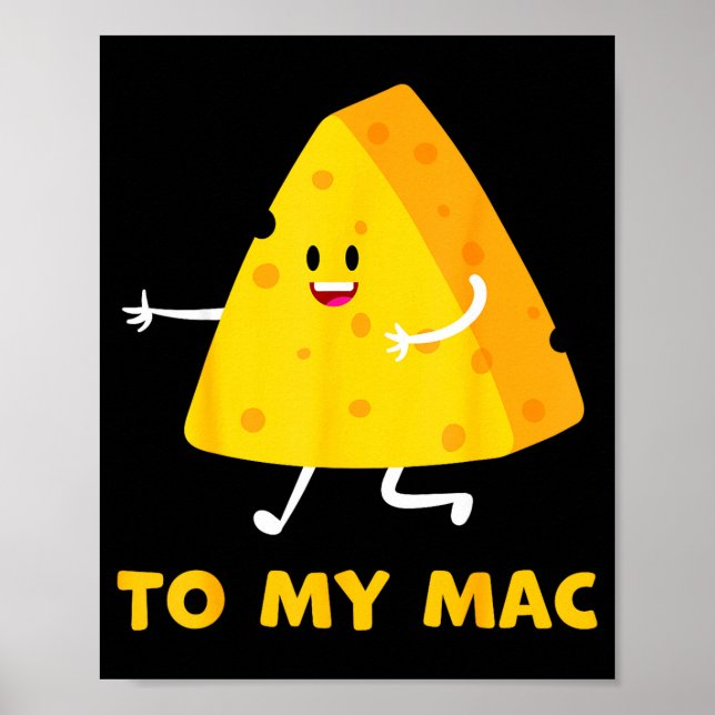 Poster You're The Cheese To My Mac Funny Matching Couples (Frente)