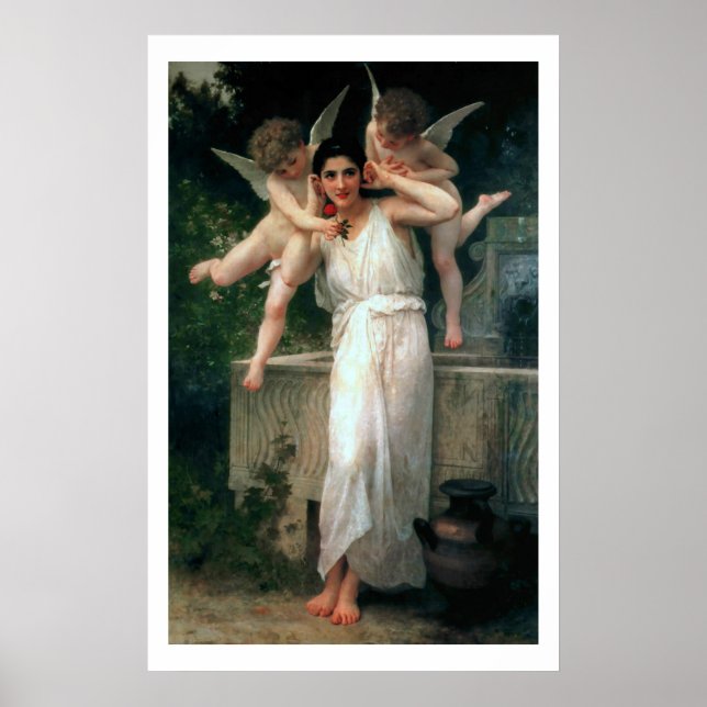 Poster Youth 1893, William Adolphe Bouguereau (Frente)