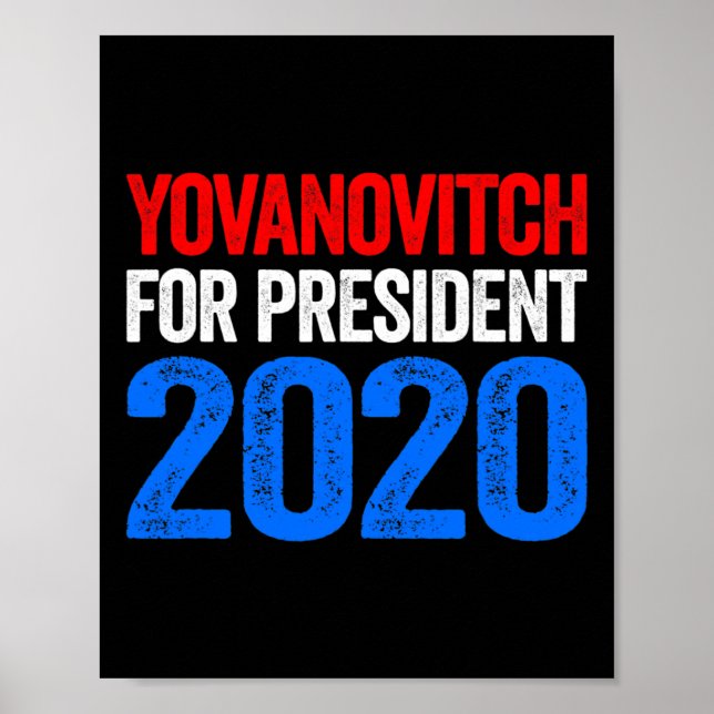 Poster Yovanovitch Para Presidente Impeachment Trump Ucrâ (Frente)