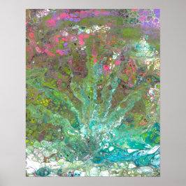 Poster "Yucca Patio", acrylic, impressionism, art