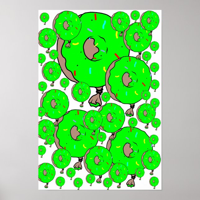 Poster Yum-yums Verde Grande2 (Frente)