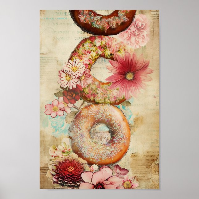 Poster Yummy Doughnut (Frente)