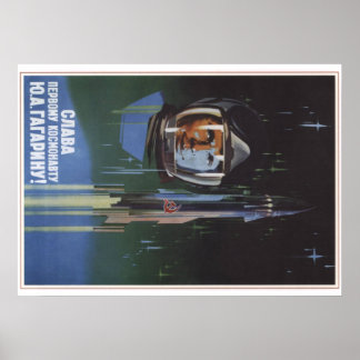 Póster Yuri Gagarin