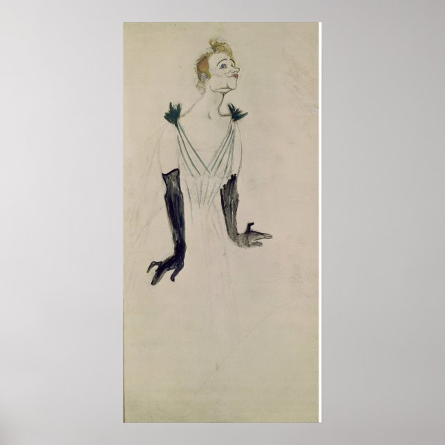 Póster Yvette Guilbert , 1894 (Frente)