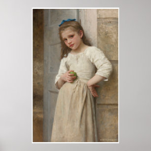 Póster Yvonne na porta William-Adolphe Bouguereau