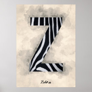 Poster Z é para Zebra