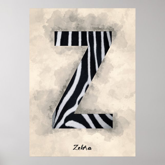 Poster Z é para Zebra (Frente)