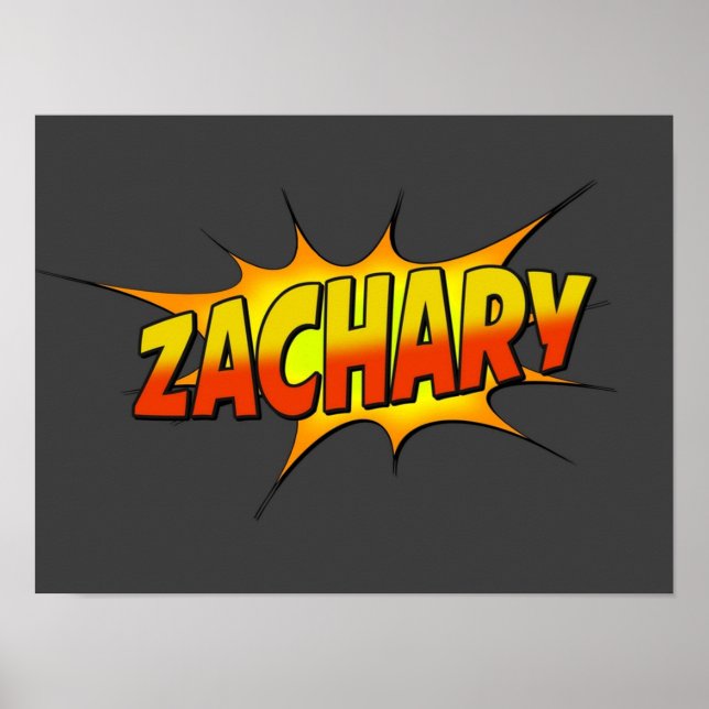Poster Zachary (Frente)
