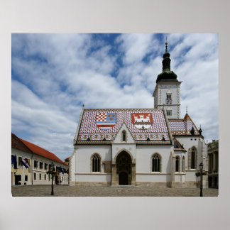 Póster Zagreb Hrvatska