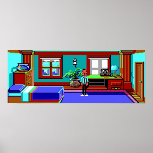 Poster Zak McKracken e a Alienígena Mindbenders 03 (Frente)