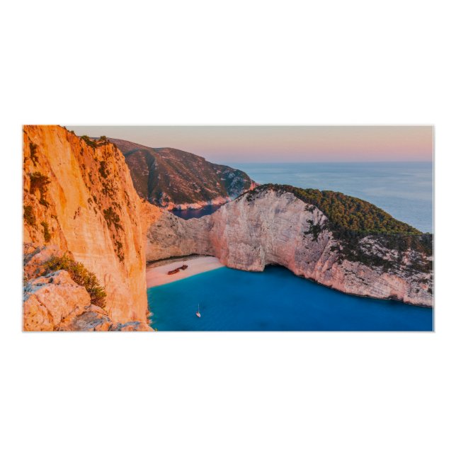 Póster Zakynthos, Grécia. (Frente)